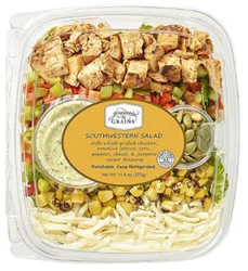 Greens & Grains Southwestern Salad With White Grilled Chicken - 11.4 Oz