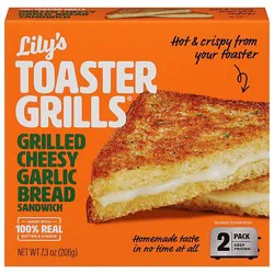Lily's Toaster Grills Grilled Cheesy Bread Sandwich - 7.3 Oz