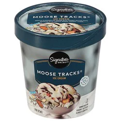 Signature Select Ice Cream Moose Tracks 1 Pt - 1 Pt