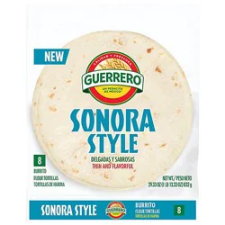 Guerrero Sonora Style Flour Burrito - 8 Ct