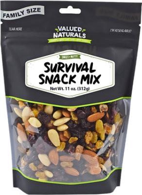 slide 1 of 1, Valued Naturals Survival Snack Mix - 11 Oz, 11 oz