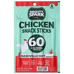 Mighty Spark Jerky Chicken Nashville Hot 4oz - 4 Oz