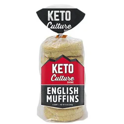 Keto Culture English Muffins 6 Count - 12 Oz