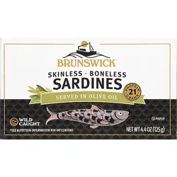 Brunswick 4.4oz S/b Sardines In Olive Oil - 4.4 Oz