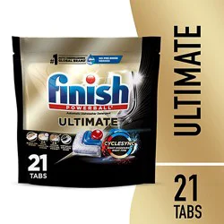 Finish Powerball Ultimate Automatic Dishwasher Detergent - 21 Tabs - 21 Ct