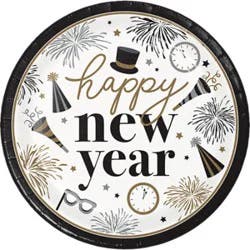 Celebration Dinner Plates 8 Count - Each