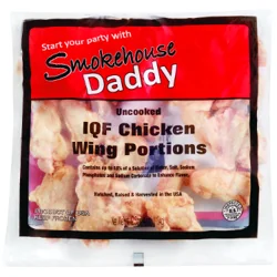 Smokehouse Daddy - Frozen Bagged Chicken Wings (40 Oz)