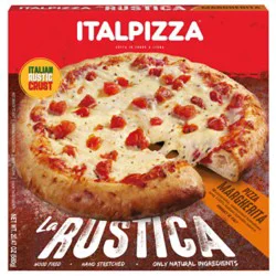 Italpizza La Rustica Margherita Wood Fired, 20.47 Oz - 20.47oz