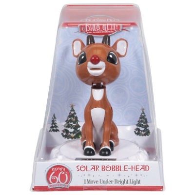 slide 1 of 1, Gru Rudolph Solar Bobble Head - Ea, 1 ct