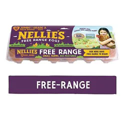Nellies Free Range Jumbo Brown Eggs 12ct - 12 Ct