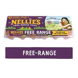 Nellies Free Range Jumbo Brown Eggs 12ct - 12 Ct