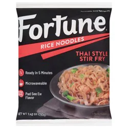 Fortune Rice Noodle Thai-Style Sweet & Savory - 7.42 Oz