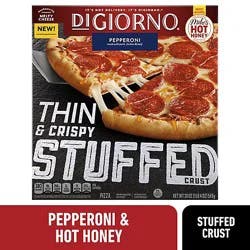 Digiorno Crispy Thin Stuffed Crust Pepperoni And Hot Honey Frozen Pizza Box - 20 Oz - 20 Oz