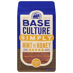 Base Culture Bread Honey Hint Simply - 15 Oz