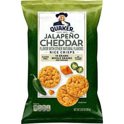 Quaker Rice Crisps Jalapeno Cheddar 3.03oz - 3.03 Oz