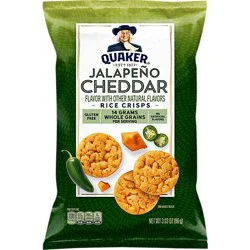 Quaker Rice Crisps Jalapeno Cheddar 3.03oz - 3.03 Oz