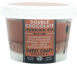 Sweet Craft Double Chocolate Pudding In A Cup - 4.2 Oz