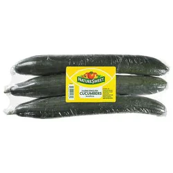 Naturesweet Cucumber English Long - 3 Ct