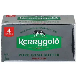 Kerrygold Unsalted Irish Butter Sticks , 4 Count, 16 Oz - 16 Oz