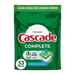 Cascade Complete Actionpacs Fresh Scent - 33 Count