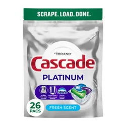 Cascade Platinum Actionpacs Fresh Scent - 26 Count