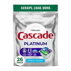 Cascade Platinum Actionpacs Fresh Scent - 26 Count