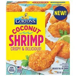 Gortons Coconut Shrimp Breaded Tail On Frozen 9oz - 9 Oz