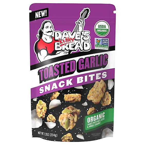 slide 1 of 1, Daves Killer Bites Garlic 7.2oz - 7.2 Oz, 7.2 oz