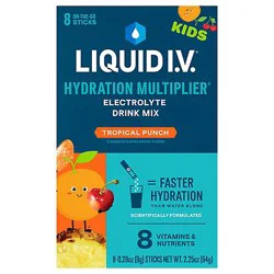 Liquid I.v Kids Tropical Punch, 8ct - 2.25 Oz
