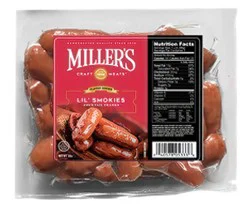 Millers Mini Lil Smokies 13 Oz - 13 Oz