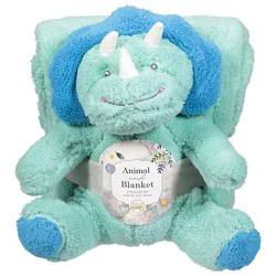 Silver One International Inc Plush Animal Blanket Set - Each