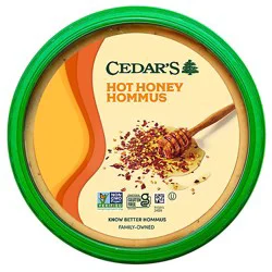 Cedars Hot Honey Hommus - 8 Oz