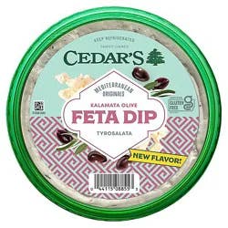 Cedars Mediterranean Foods Kalamata Olive Feta Dip - 8 Oz