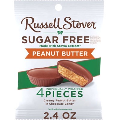 slide 1 of 1, 2.4oz Sugar Free Mc Peanut Butter Cups Peg Bag - 2.4 Oz, 2.4 oz