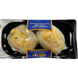 Golden Harvest Stuffed Cod With Broccoli & Cheddar - 12 Oz