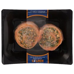 Golden Harvest Atlantic Salmon Florentine Pinwheel - 12 Oz