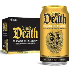 Liquid Death Mango Chainsaw 6-12fz - 6-12 Fz