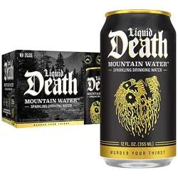 Liquid Death Sparkling Water 6-12fz - 6-12 Fz