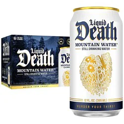 Liquid Death Still Water 6-12fz - 6-12 Fz