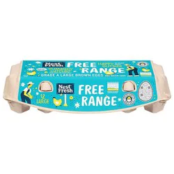 Nestfresh Free Range Hfac Lg A 12 Ct Brown Eggs - 12 Ct