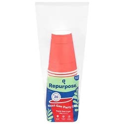 Red Party Cups Compostable 18oz 20ct - 20 Ct