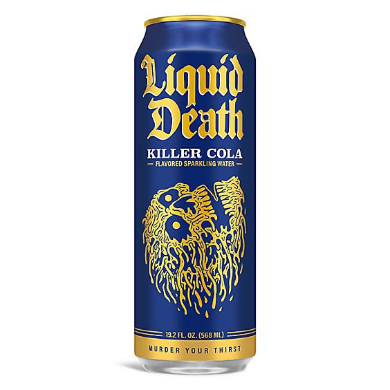 slide 1 of 1, Liquid Death Killer Cola 19.2fz - 19.2 Fz, 19.2 fl oz