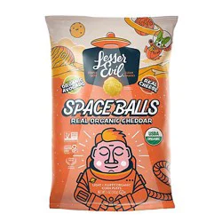 Lesser Evil Space Balls Real Cheese 5oz - 5 Oz
