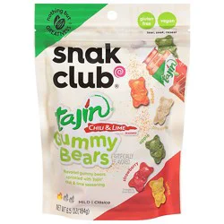 Snak Club Tajin Gummy Bears - 6.5 Oz