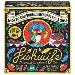 Fishwife Tinned Smoked Salmon With Sichuan Chili Crisp - 3.5 Oz