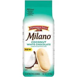 Pepperidge Farm Milano White Chocolate Coconut Flavored Cookies - 7 Oz
