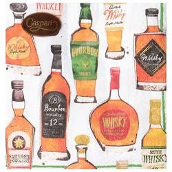 Whiskey Tasting Napkin Cocktail - Ea