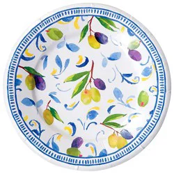Mediterranean Blue Salad/dessert Plates - Ea