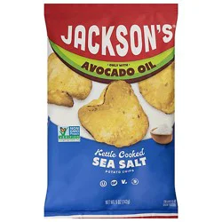 Jacksons Classic Kettle Sea Salt Potato Chips In Avocado Oil - 5 Oz