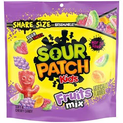 Sour Patch Kids Assorted Fruits Soft Candy 11.03 Oz - 11.03oz